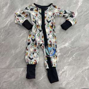 Verschiedene Bedruckte Bambus-Baby-Schlafanzüge Mystery Box Bambus-Schlafanzüge Verschiedene Bedruckte Bambus-Baby-Schlafanzüge Baby Mädchen Maßanfertigung mit Reißverschluss - Product Image 2