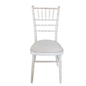 Açık bebek sandalyesi okul kullanımı için altın Chiavari sandalye beyaz kadife yastık istiflenebilir sandalye düğün ziyafet parti kiralama - Product Image 1