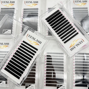 Leenlash chuyên nghiệp Hàn Quốc khối lượng lông mi mở rộng khay 18 dòng Fluffy Cashmere lông mi - Product Image 4