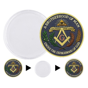 Medaglie Commemorative Personalizzate - Fratellanza, Fede, Benedizioni. Le Monete Commemorative Circolari Possono Essere Personalizzate su Entrambi i Lati - Product Image 4