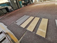 Prix des carreaux de marche d'escalier interne en pierre de marbre Beige égyptien antidérapant poli pour la décoration Vila