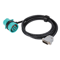 Cable adaptador personalizado DB15 macho J1939 con conector SAE hembra, herramientas de diagnóstico, lector de código