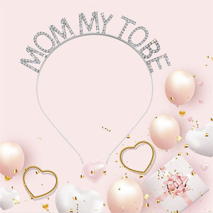 Baby Shower Décoration Maman À Être Bandeau Diadème Maman À Être Couronne pour Baby Shower Faveurs Cadeaux Décorations De Fête Fournitures - Product Image 3
