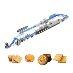 Petite machine automatique à biscuits Ligne de production automatique de biscuits Biscuit Biscuit Coupe-fil Cookie - Product Image 5