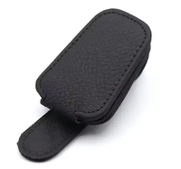 Support universel pour lunettes de soleil de voiture, clip magnétique en cuir pour voiture, porte-cartes et billets, boîte à lunettes pour pare-soleil de voiture, accessoires de décoration
