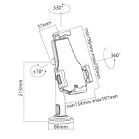 Support de tablette de bureau multifonctionnel 2-en-1 antivol et réglable avec verrouillage pour kiosque et table – Vente en gros