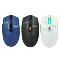 MW-069 Mouse optik nirkabel, tetikus optik nirkabel canggih dengan tombol 6D kustom besar 2.4G antarmuka USB untuk kantor Laptop atau komputer pribadi yang digunakan