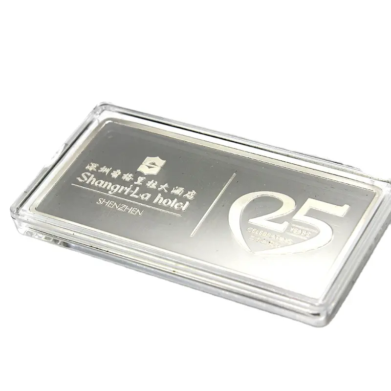 Silver Presse Paper German Mint 1 Troy oncia Buffalo German Silver Bullion Bar collezione di monete