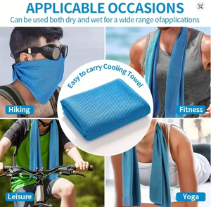 Toallas Deportivas Frías para Gimnasio, Toalla Refrescante de Secado Rápido, Absorbente de Sudor, para Gimnasio, Fitness, Running y Viajes - Product Image 6