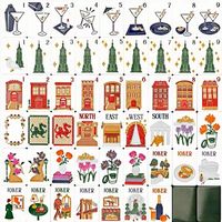 Jeu de Mahjong américain en acrylique personnalisé avec les monuments de New York, 160 pièces gravées, jeu de société de voyage, souvenir, cadeau