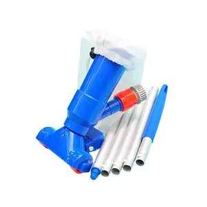 Commercial Swimming Pool Cleaning Kit Jet Vacuum Cleaner with Aluminum Poles for Pool Spa Fountain Hot Tub