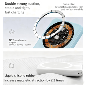 Power Bank Portatile Mini da 5000mAh ad Alta Capacità, 20W con Display Digitale, Ignifugo per <span class=keywords><strong>iPhone</strong></span> 14 15 16, Alta Qualità per Dispositivi Mobili - Product Image 3