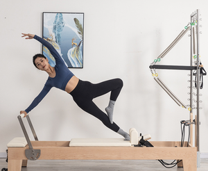 Equipo de Pilates Reformer para Cuerpo Completo, Máquina de Pilates Profesional de Madera para Yoga y Fitness, Cama y Silla para Entrenamiento en <span class=keywords><strong>Casa</strong></span> - Product Image 5