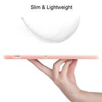 Ealysun Fabricant direct Prix de gros Étui pour tablette en TPU souple Porte-stylet Fonction veille/réveil automatique pour Redmi Pad 10,6 pouces