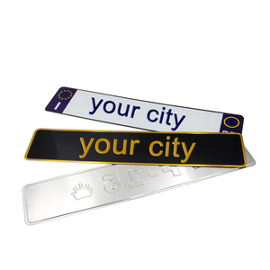 Placa de números de coche, accesorio <span class=keywords><strong>Universal</strong></span> personalizado de 12 meses, 100% probado, de alto rendimiento - Product Image 6
