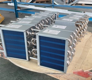 Vente directe d'usine, échangeur de chaleur en tube d'acier inoxydable industriel avec serpentin de condenseur à ailettes en aluminium - Product Image 2