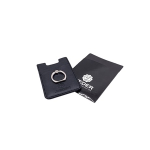 Custom Phone Sticky Wallet Holder Leather ID Card Holder Phone Case Wallet Free Sample - Product Image 6