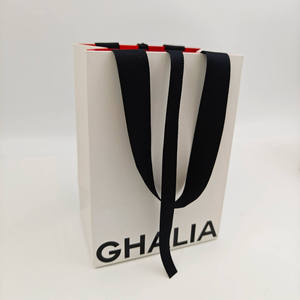 Customized UV Logo Luxury Recyclable Paper Shopping <b>Bags</b> <b>Gift</b> Packaging Ideal for Small Business - Product Image 6