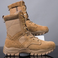 Bottes de combat Yakeda, bottes tactiques pour hommes, bottes tactiques durables en cuir suédé, chaussures tactiques de montagne, chaussures de randonnée en plein air, bottes du désert