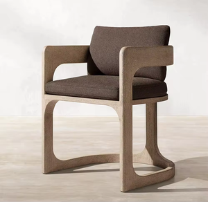 Muebles de Terraza de Madera Maciza Natural, Juego de <span class=keywords><strong>Mesa</strong></span> <span class=keywords><strong>y</strong></span> <span class=keywords><strong>Sillas</strong></span> de Madera de Teca para <span class=keywords><strong>Playa</strong></span>, Almacén, Hotel, Estilo Panel - Product Image 2