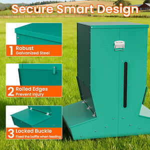 Comedero para Ganado JH-Mech, Accesorio para Granja, para Alimentar hasta 8 Cerdos, Comedero Resistente <span class=keywords><strong>de</strong></span> Acero para Cerdos en <span class=keywords><strong>Venta</strong></span> - Product Image 3