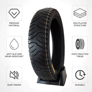Pneu de moto personnalisé en usine 130/70-17 T72, pneu de motocross à composé robuste, résistant aux chocs, pour l'exploration et les raids dans les zones arides et arides. - Product Image 2