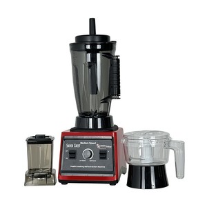 Điện 6-in-1 thương mại Máy xay sinh tố với push button điều khiển thép không gỉ nhà ở 10 tốc độ cho Ice Máy ép trái cây & thịt Mài - Product Image 2