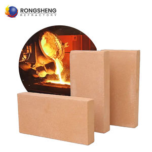 Ladrillos Refractarios de Chamota Rongsheng, Ladrillos Aislantes de Bauxita, Ladrillos de Arcilla Refractaria para Hornos de Pizza, para Hornos de Alta Temperatura - Product Image 3