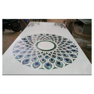 หินฝังหินอ่อนล่าสุดออกแบบตารางสี่เหลี่ยมด้านบน - Product Image 1