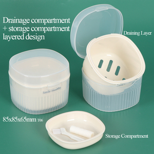 Boîte de rangement pour appareil dentaire SUNSHING personnalisée avec miroir, boîte magnétique pour prothèses dentaires, étui pour protège-dents orthodontiques, conteneur de stockage pour fausses dents - Product Image 1