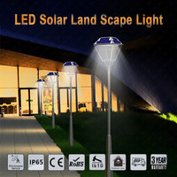 Farola Solar Moderna Clásica de Aleación de Aluminio de 15 W y 3,2 V, Impermeable IP65, de Alto Brillo, para Jardín y Calle