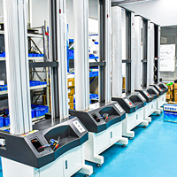 Máquina de Prueba de Tracción que Controla el Funcionamiento del Servomotor de CA a Través de un Controlador y un Controlador de Velocidad