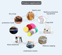 Bande élastique en dentelle tricotée blanche de 18 mm, en nylon et élasthanne, avec volants creux, écologique, pour sous-vêtements, lingerie, vêtements de poupée, vente en gros