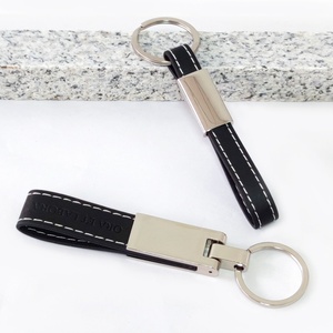 Fashion Business Gift Custom Leather <b>Key</b> <b>Chain</b> Men Women Car <b>Key</b> Strap Waist Wallet KeyChains Keyrings PU Leather Keychain - Product Image 3