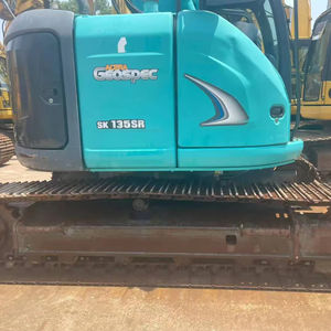 รถขุดไฮดรอลิกแบบตีนตะขาบ Kobelco SK135 มือสองของแท้, เครื่องจักรก่อสร้างมือสองจากญี่ปุ่น SK115 SK200-8, คุณภาพสูง - Product Image 2