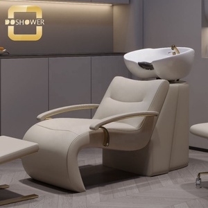 Bellezza soggiorno massaggio Shampoo tavolo per testa curva Spa Shampoo letto con lavandino in ceramica bianca sedia Shampoo - Product Image 1