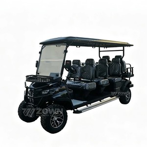 Voiturette de golf électrique tout-terrain robuste avec gros pneus, performances de conduite stables pour applications commerciales et de club - Product Image 6
