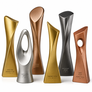 High Quality Custom <b>Trophy</b> Awards Solid Metal Plated Recognition <b>Trophy</b> For Employee Award Sales Contest And Conference - Product Image 1