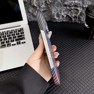 Para iPhone 17 Pro Max funda de teléfono negocios <span class=keywords><strong>fibra</strong></span> de carbono textura ultrafina mate duro PC funda móvil para iPhone 15 16 17 Pro Max - Product Image 4