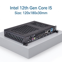 Mini PC OPS de 180x119x30mm con Intel Core I5 de 12.ª Generación 12450H, 2*DDR4 8GB+256GB WIFI, 80 Pines, 4K, para Pizarra Interactiva