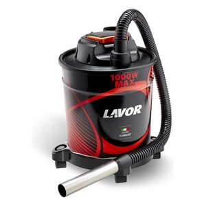 Bidone aspiraceneri 1000W (18Lt) ASHLEY 416 Negro y Rojo 40029 00017 - Product Image 1