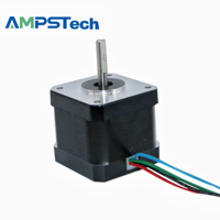 Moteur pas à pas hybride 2 phases AMPSTech NEMA17 à bride, couple de maintien 0,4 Nm