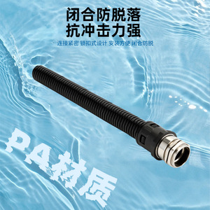 Raccord de serrage en acier pour tuyau ondulé, connecteur métallique à filetage extérieur pour raccordement de tuyau fileté - Product Image 3