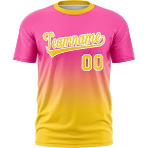 Camiseta de Béisbol con Degradado Personalizado, Nombre del Equipo y Número Impresos por Sublimación, Jersey Deportivo Unisex que Absorbe la Humedad - Product Image 1
