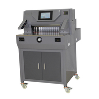 Machine de découpe de papier électrique 500V9 coupe-papier à programme automatique de 500mm avec protection infrarouge fonctionnement sur écran tactile