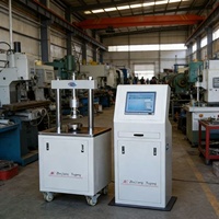 Testeur de résistance des matériaux de pavage YuFeng à commande servo par micro-ordinateur, table en acier inoxydable, capacité de charge 100-200KN, précision de test 1%
