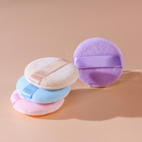 Bouffée de poudre libre de maquillage de velours doux fond de teint de beauté