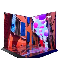 X צבע 3d Immersive led מסך VR XR צילומי קיר מעוקל Led וידאו קיר Hd Led תצוגת סטודיו selfie תמונה תא