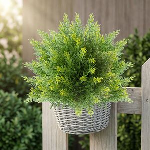 Plantes artificielles en <span class=keywords><strong>pot</strong></span>, fleurs artificielles, faux sapins de Noël, feuillage de pin et de <span class=keywords><strong>sapin</strong></span>, décorations de verdure en plastique, bonsaïs - Product Image 4