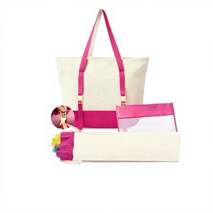 สินค้ามาใหม่ สไตล์โมเดิร์น กระเป๋าผ้าแคนวาสแบบมีซิปป้องกันแบบพกพา มีสินค้าในสต็อก ชุดเก็บกระเบื้องไพ่นกกระจอก น้ำหนักเบาพิเศษ - Product Image 1